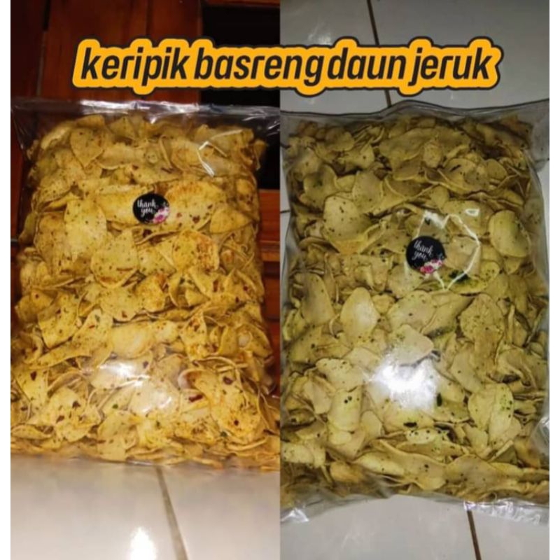 

Keripik Basreng Daun jeruk Original