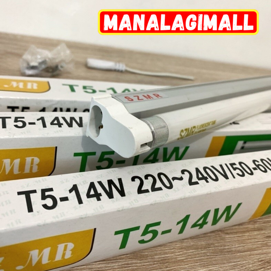 Lampu Etalase Lampu TL Neon T5 LED /15/28W Tube /Lampu neon led/lampu aquariumplus Kap Panjang 60 cm