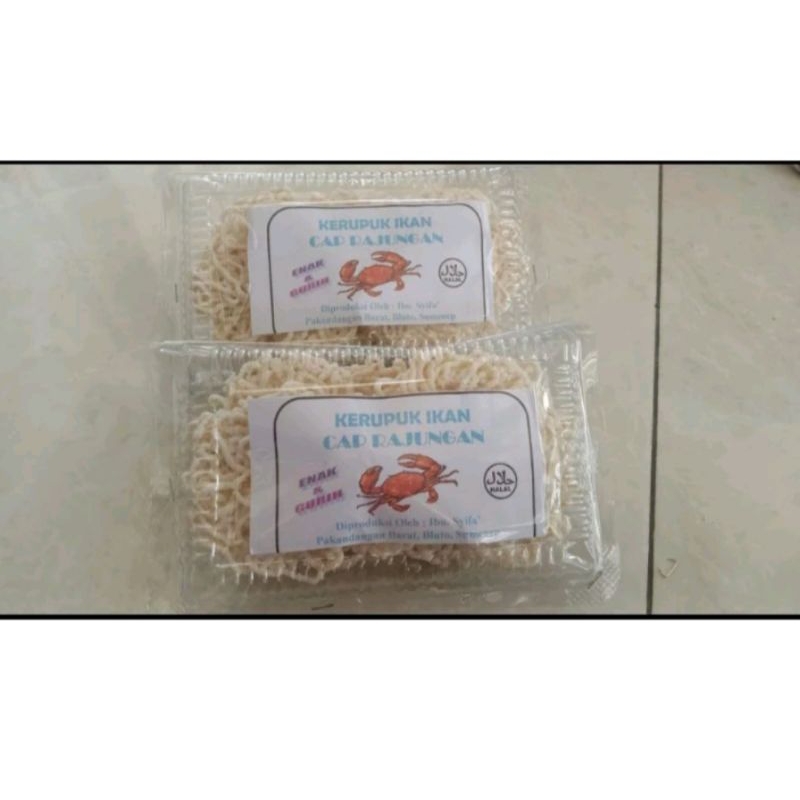 

Kerupuk ikan khas madura / Kerupuk pattola cap rajungan / Krupuk pattolah mentah khas madura