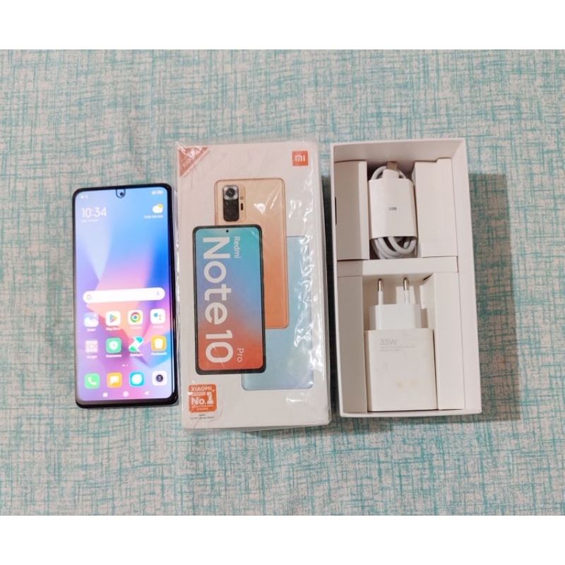 Hp Xiaomi Redmi Note 10 Pro Second Fullset