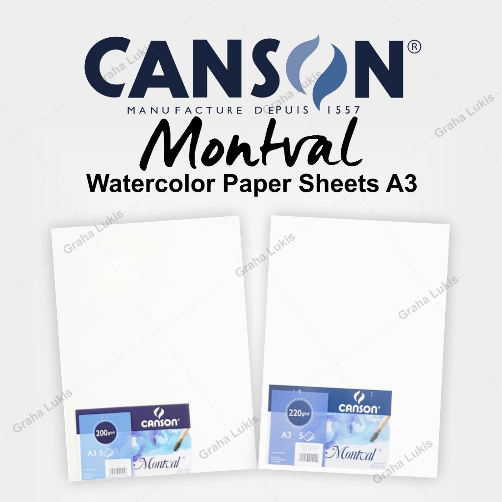 

Zyd Canson Montval A3 (Canson Aquarelle/Watercolor) - Kertas Cat Air