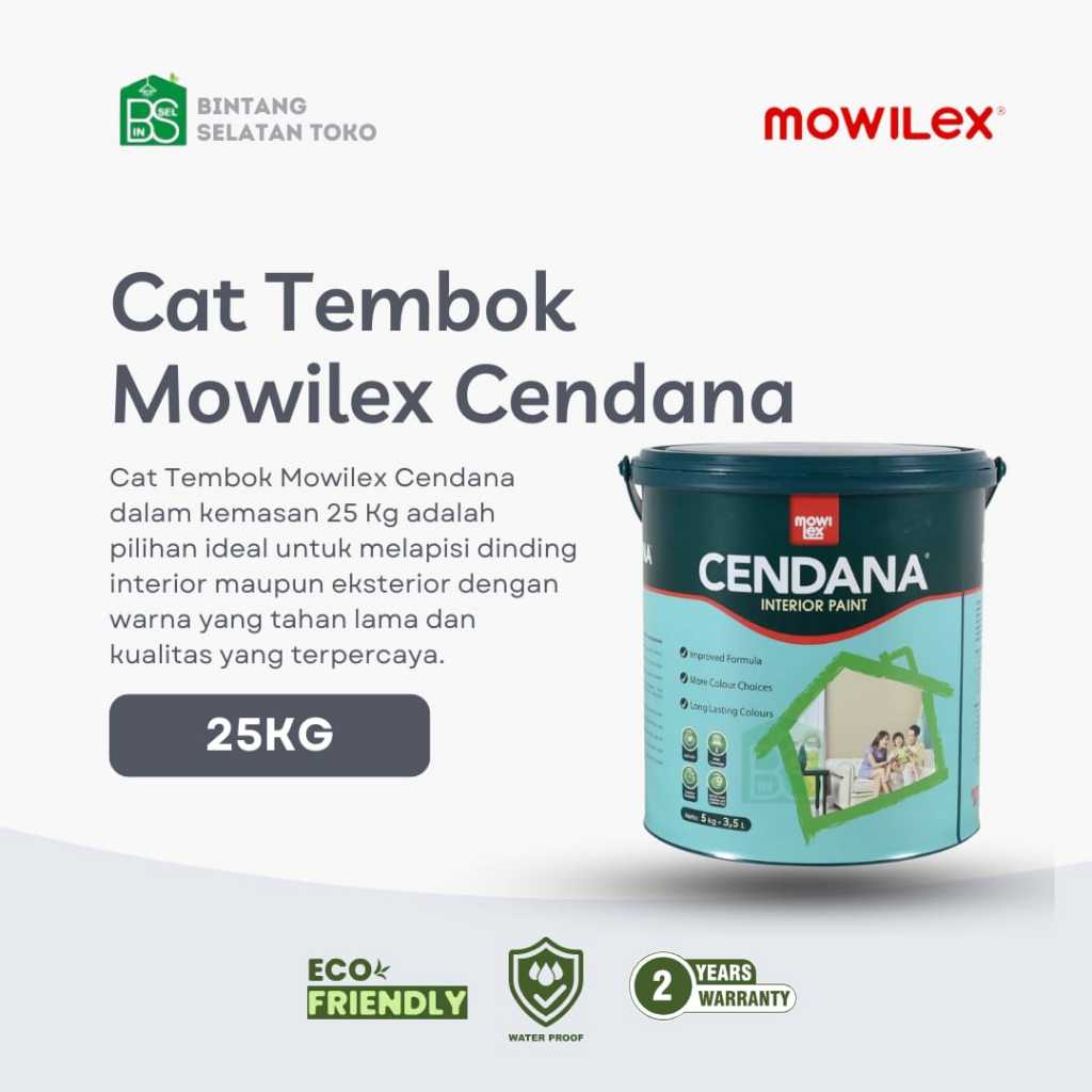 Cat Tembok Mowilex Cendana 25 Kg