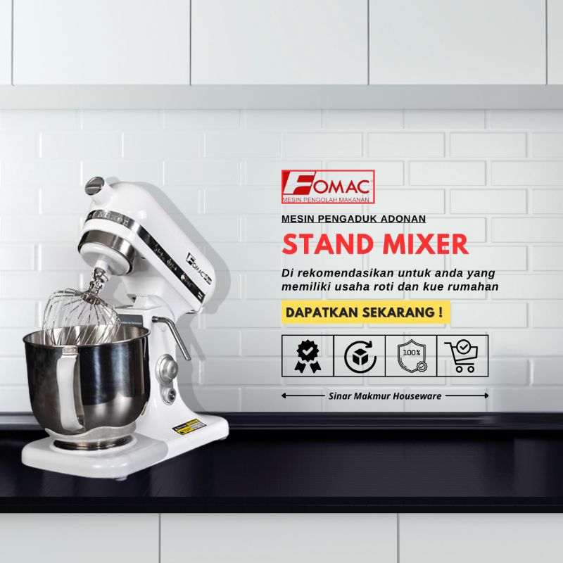 Mesin Pengaduk Adonan | Stand Mixer B7500 - Fomac