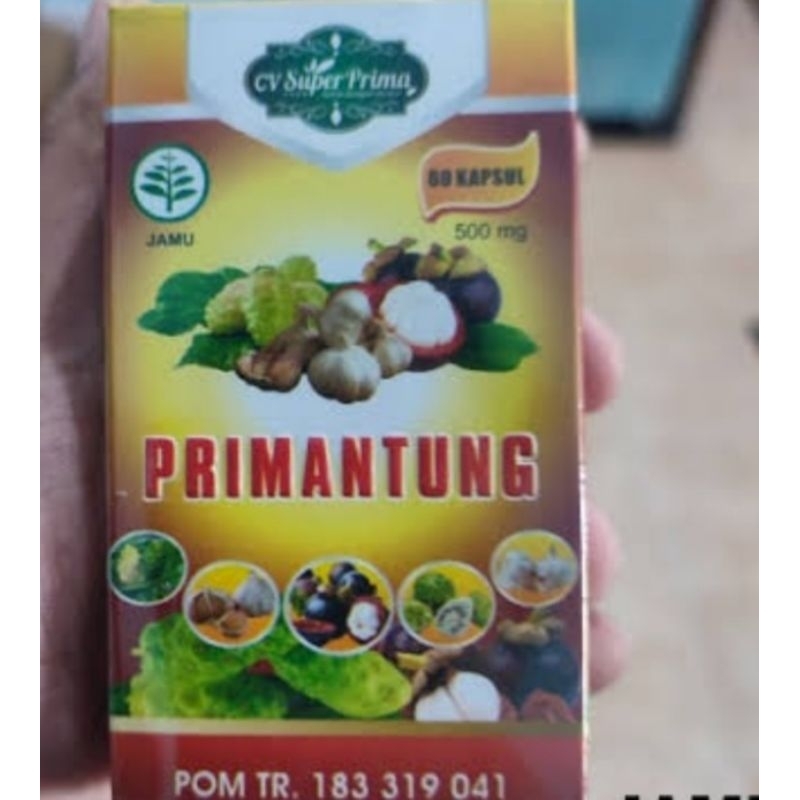Kapsul Primantung Obat Herbal Kesehatan Jantung CV SUPER PRIMA isi 60 kapsul