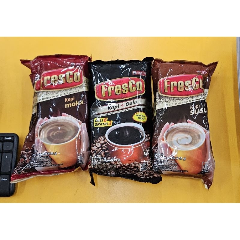 

BAG - KOPI FRESCO KOPI SUSU 109148- KOPI GULA 109001 - KOPI MOCHA 109155/ COFFEE COFEE