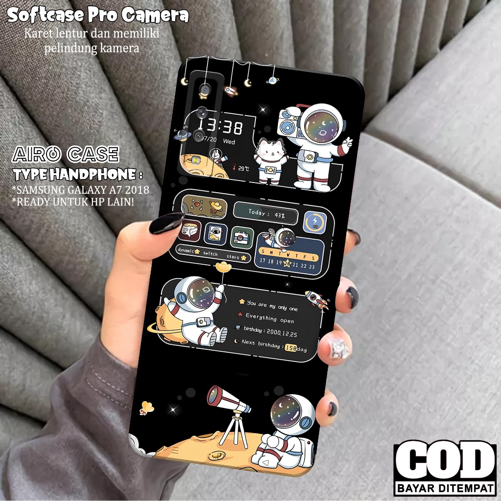 Case SAMSUNG GALAXY A7 2018 - Fashion Case ASTRONOT - Softcase SAMSUNG GALAXY A7 2018 - Silikon Pro 