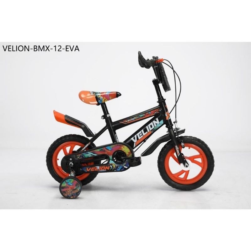SEPEDA ANAK BMX 12 VELION B12EV BAN EVA MURAH / SEPEDA COWOK ANAK BMX VELION BAN EVA