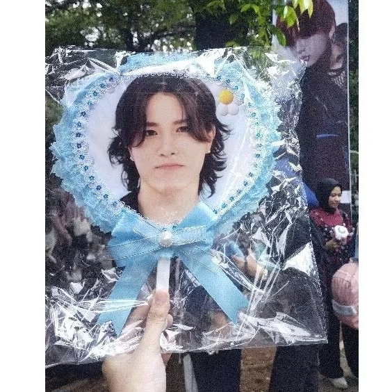 Kipas Uchiwa Deco Lace Kpop Seventeen Treasure Zb1 NCT Boynextdoor