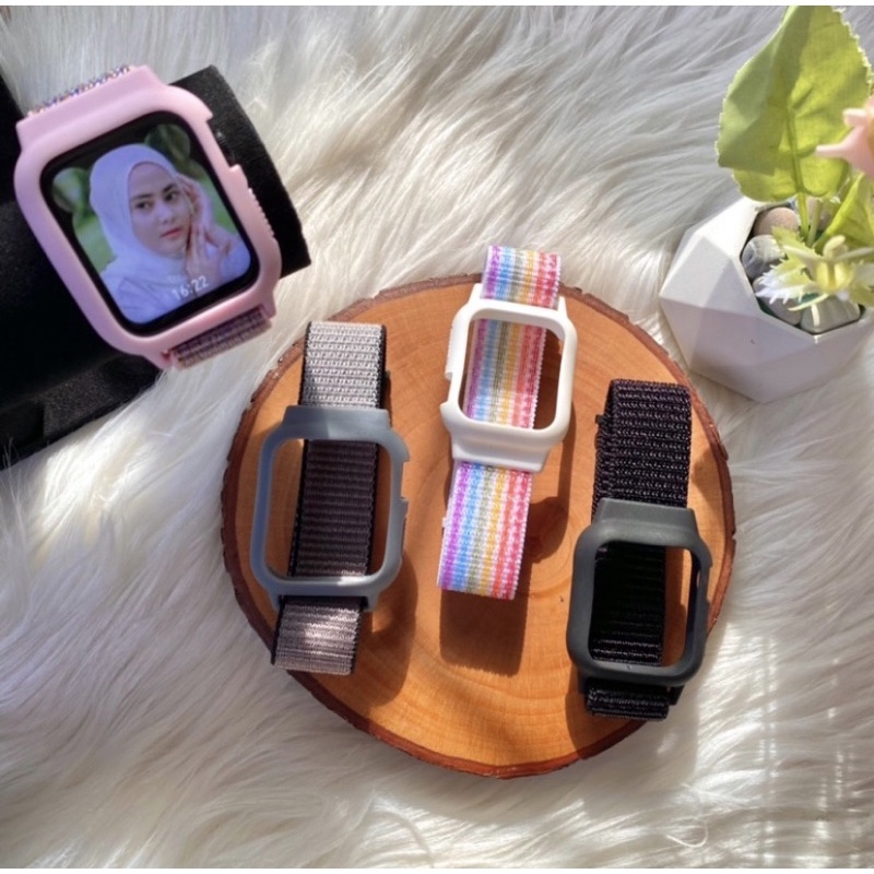 STRAP IWATCH DENNOS NYLON PROTECTION SMART WATCH T500 T55 T5 F10 F20 F18 FT50 FT30 X7 HW12