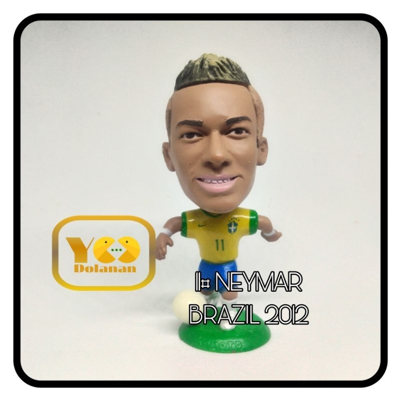 11# NEYMAR - BRAZIL 2012 KODOTO SOCCERWE FIGURE PEMAIN BOLA