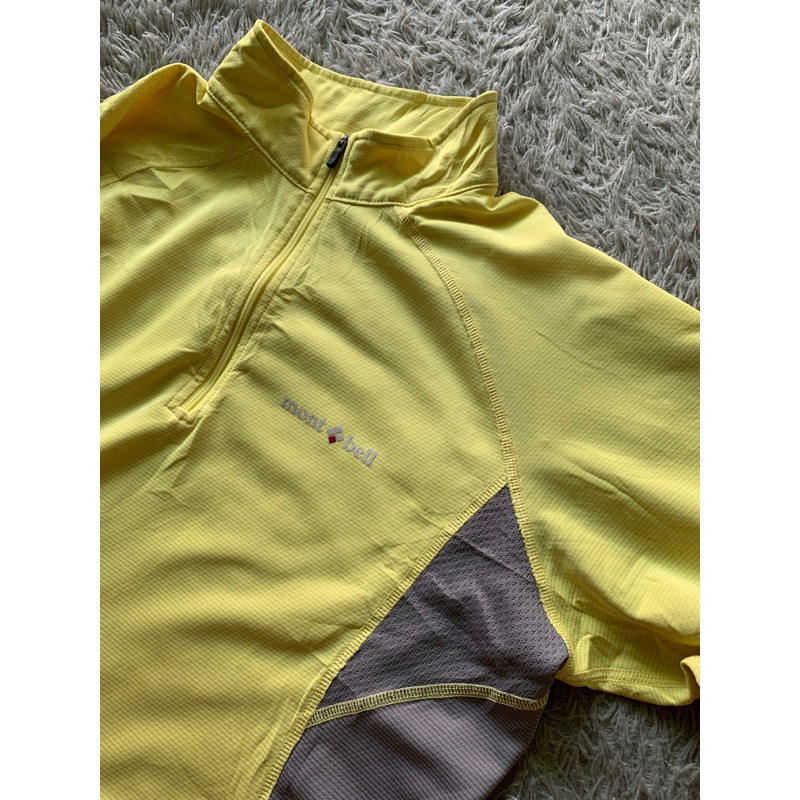 MONTBELL BASELAYER OUTDOOR BAJU HIKING PENDAKIAN GUNUNG JOGGING TRAIL RUN POLYSTER DRYFIT