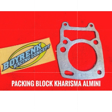 PAKING BLOK GANJEL BLOK PAKING STROKE ALMINI KHARISMA KPH/SUPRA X 125 TEBAL 1MM SD 10MM BOYRENKRACIN