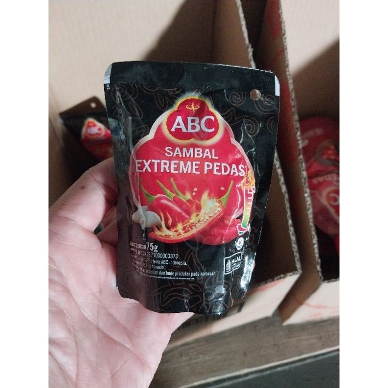 

ABC Sambal Extreme Pedas 75 gram 1 dus / Sambal Extreme Pedas ABC 75 gram