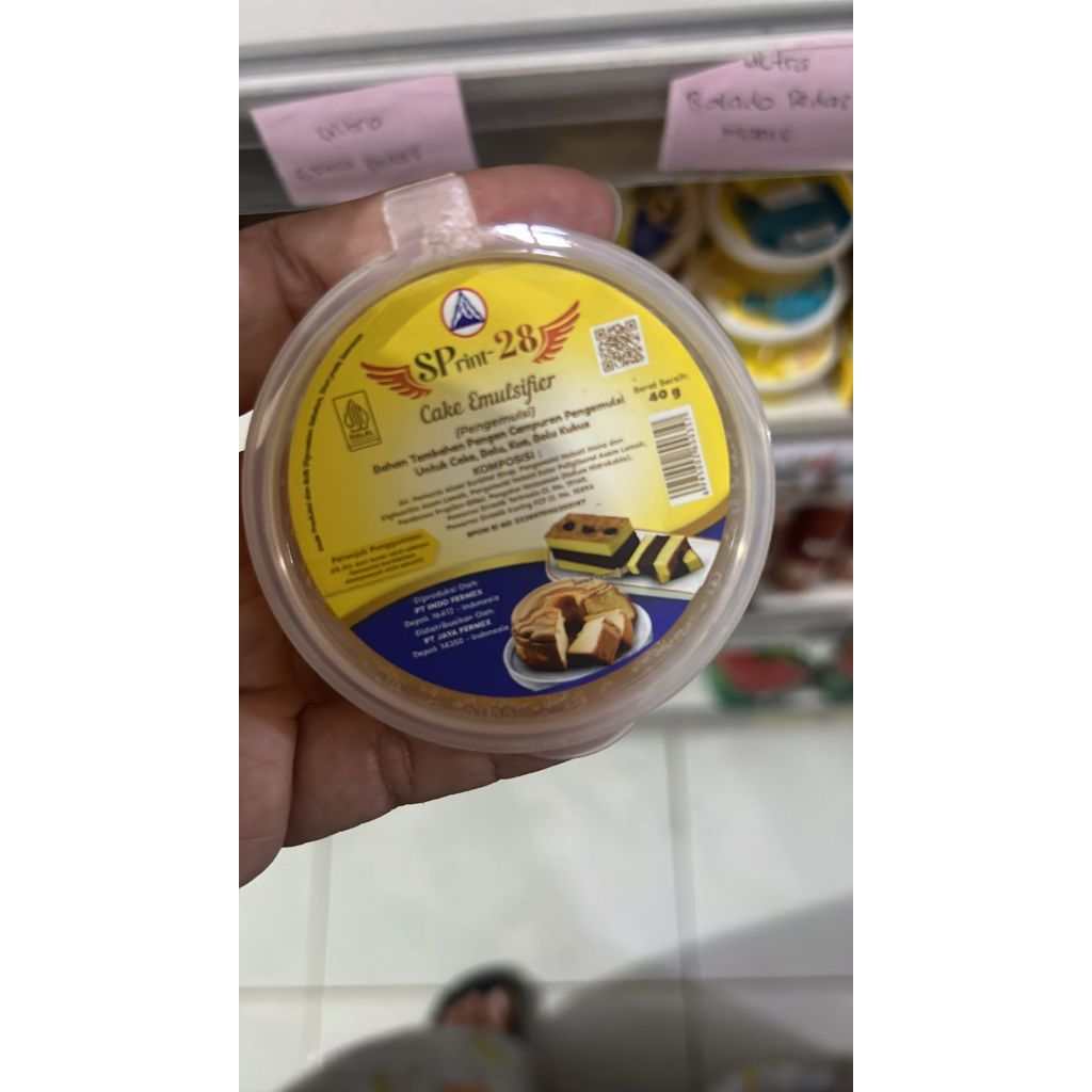 

SPRINT-28 CAKE EMULSIFER 40 gr PENGEMBANG BOLU DAN KUE