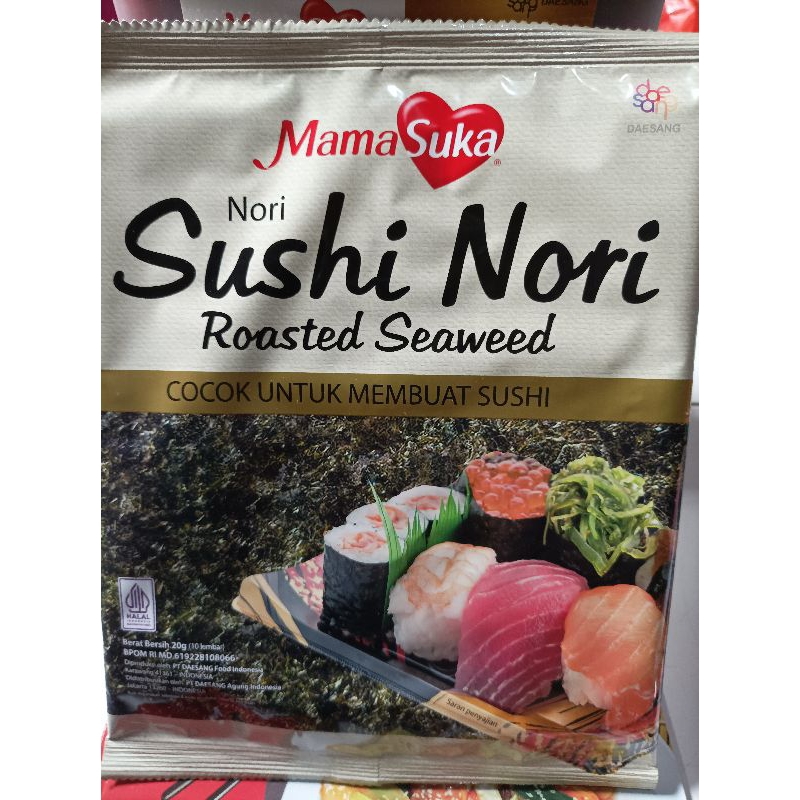 

Mamasuka Sushi Nori 20 gr