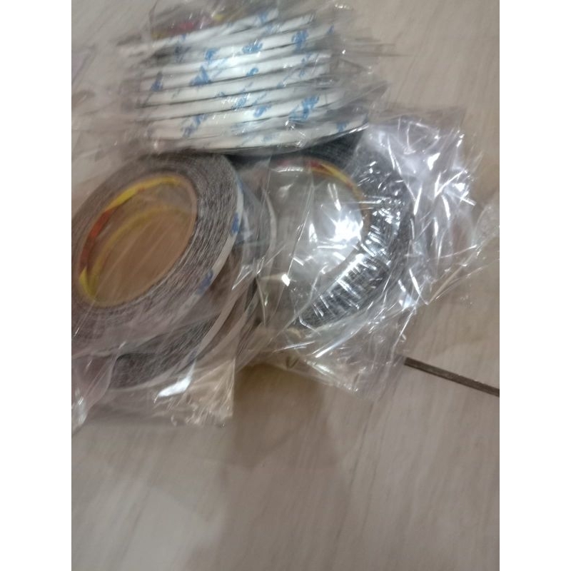 

Double Tape 3M 9448 hitam 5 mm x 25 meter - Lem 3M Bolak Balik - Double Tape tipis hitam