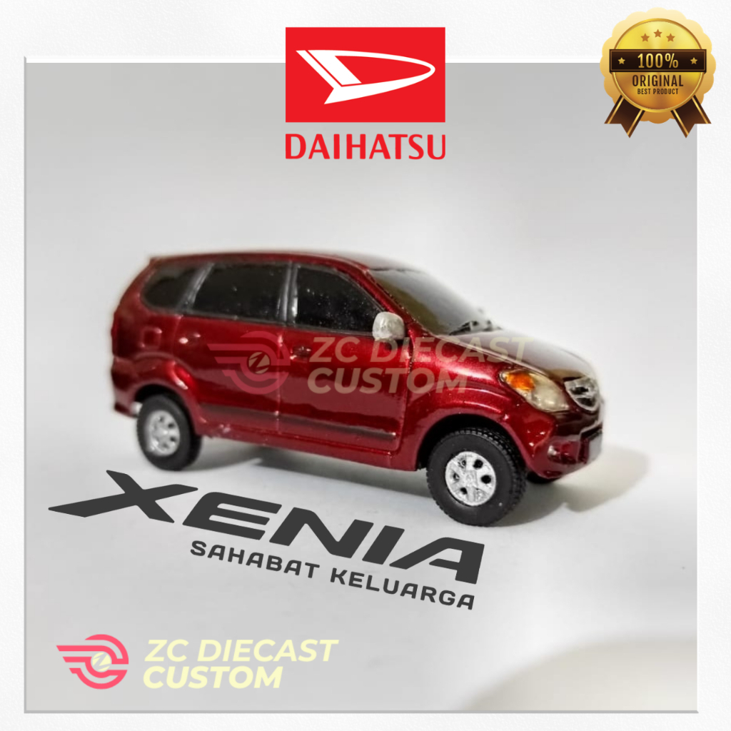 Diecast Mobil Daihatsu Xenia Skala 1:43 Miniatur Daihatsu Xenia. Bisa Custom Platnomor&Cat