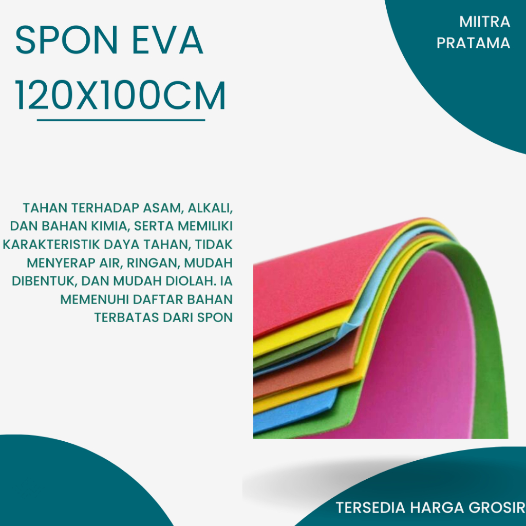 

Busa Ati 2mm warna Kerajinan / Eva spon | Spons eva | Eva foam 100x120cm