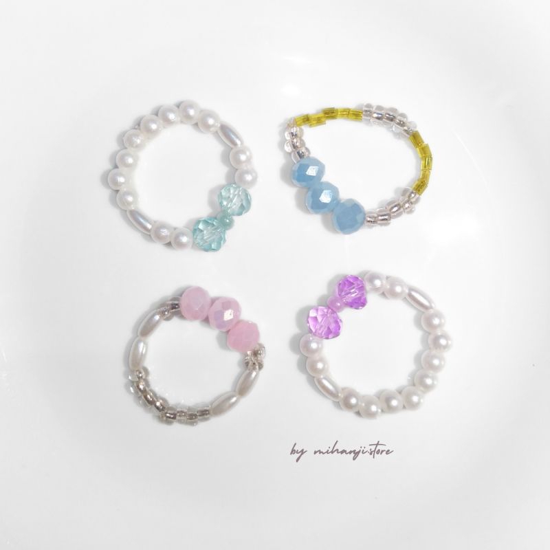 cincin / manik manik / cincin manik manik / mutiara / cincin manik / cincin mutiara