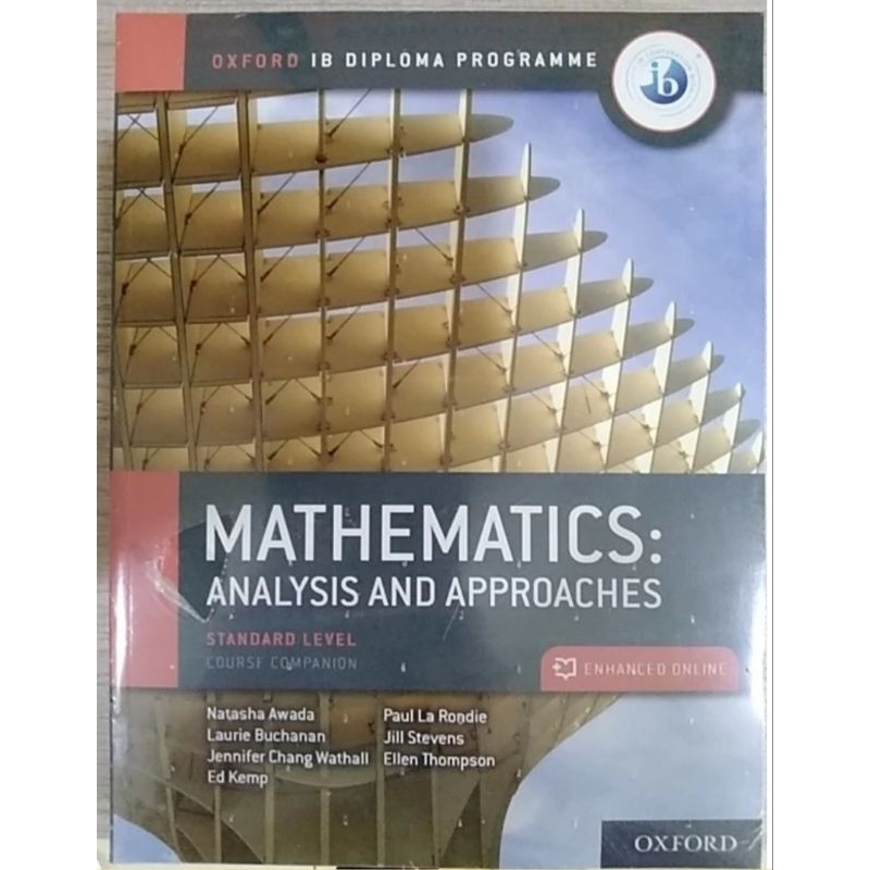 IB DP OXFORD MATH AA SL ORIGINAL WITH ONLINE CODE