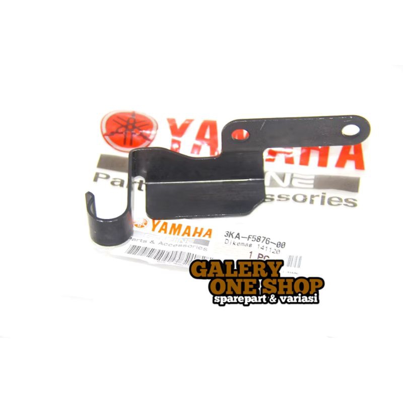 breket penahan selang rem depan rx king original