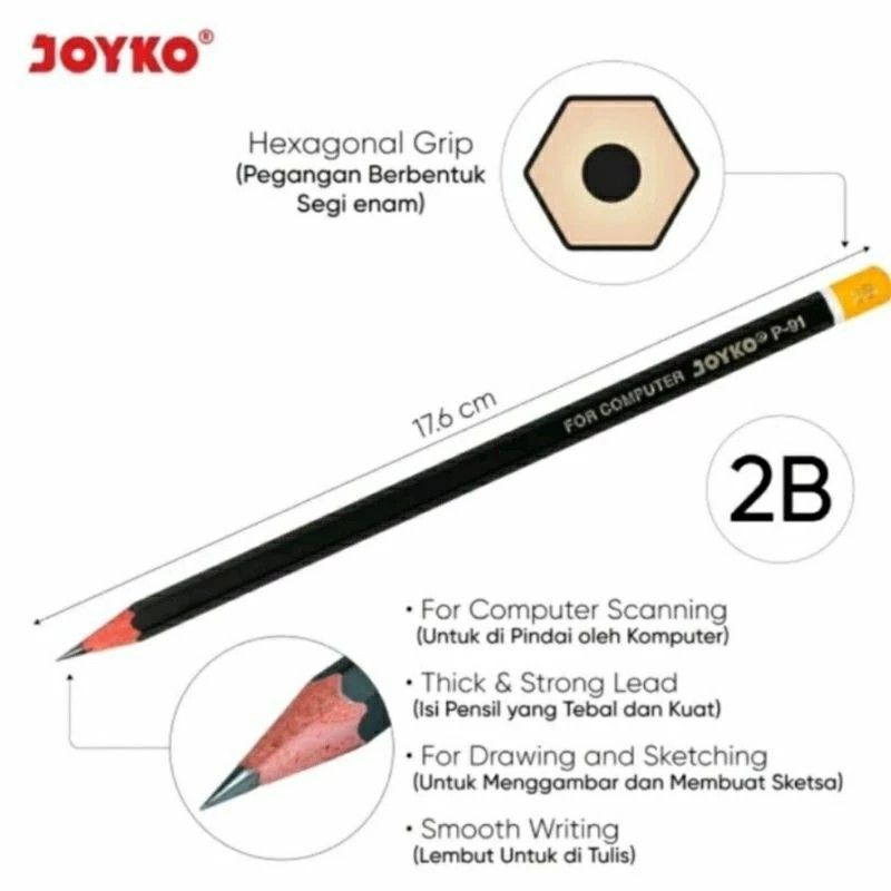 

Joyko Pensil 2B Komputer P-91