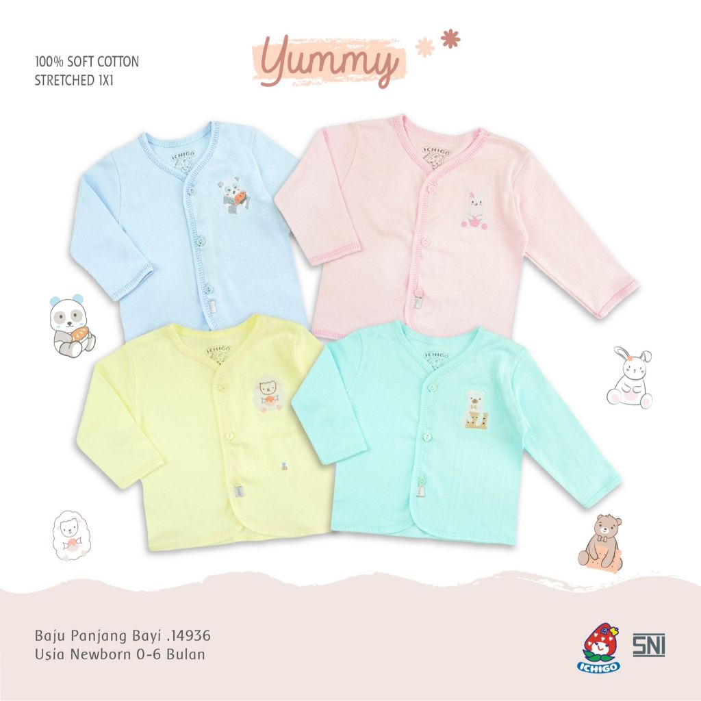 Ichigo Setelan Baju Panjang - Celana Panjang (Newborn)