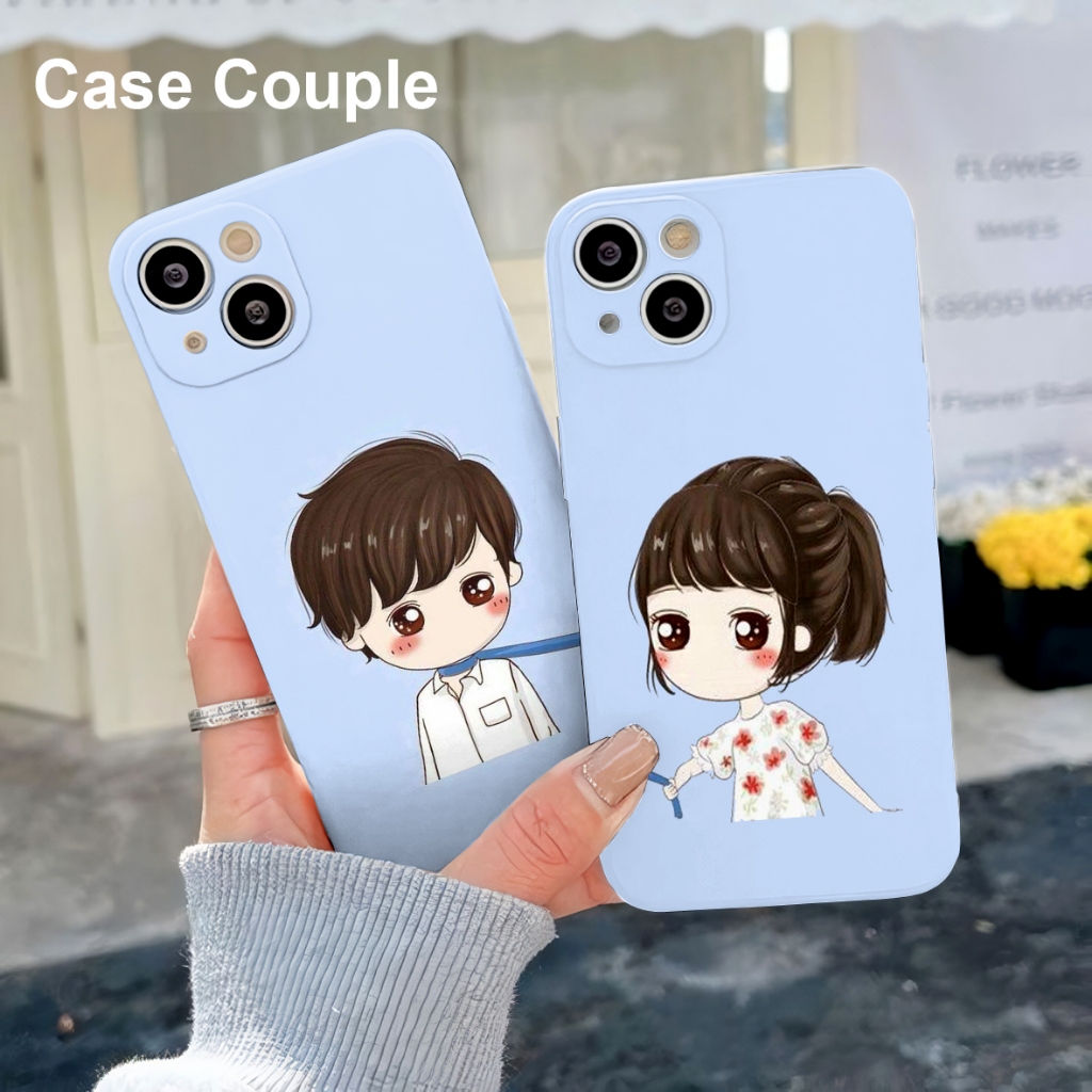 CASE COUPLE UNTUK TYPE HANDPHONE OPPO / VIVO / SAMSUNG /REDMI / INFINIX /REALME / IPH / POCO /SILIKO