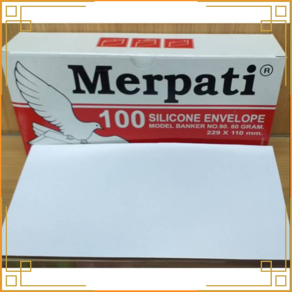 

MERPATI Amplop panjang ukuran 90 putih polos