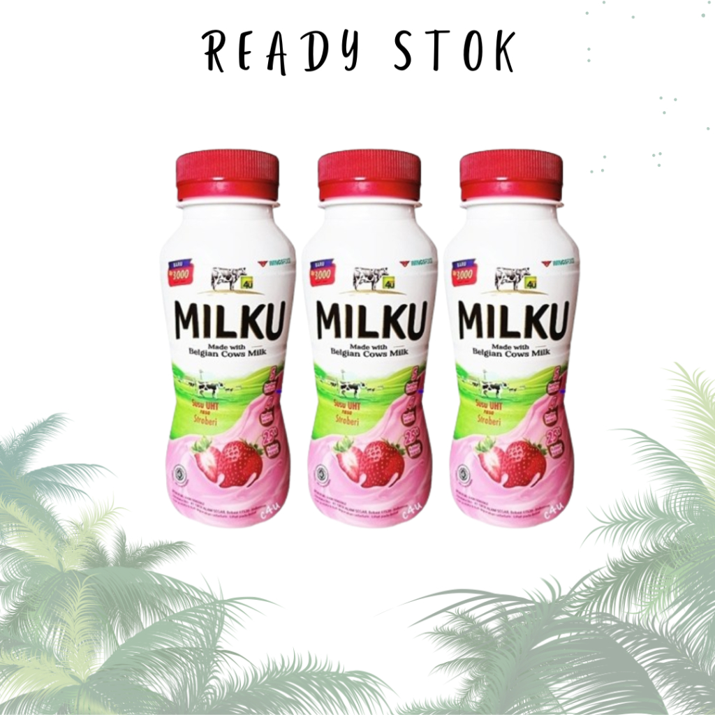 

Milku Susu UHT Stroberi 200 ml ( 1 Pcs )