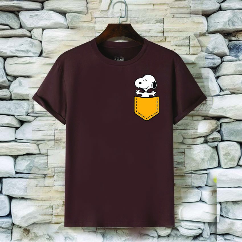 46 snoppy gambar besar kaos distro sablon kaos premium kaos pria atasan cowok baju laki gambar doggy