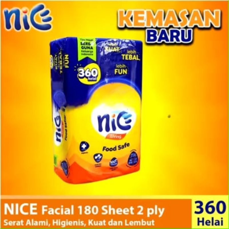 TISSUE NICE 180 SHEET 2 PLY/TISSUE MURAH/TISSUE NICE