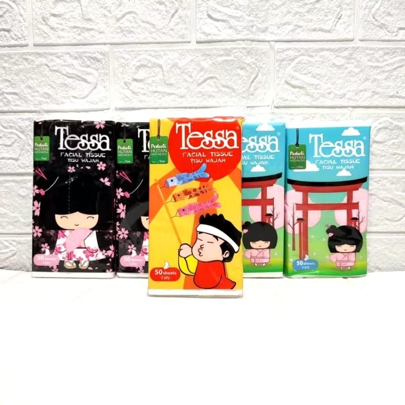 TISSUE TESSA 50 SHEET 2 PLY/TISSUE TESSA/TISSUE MURAH
