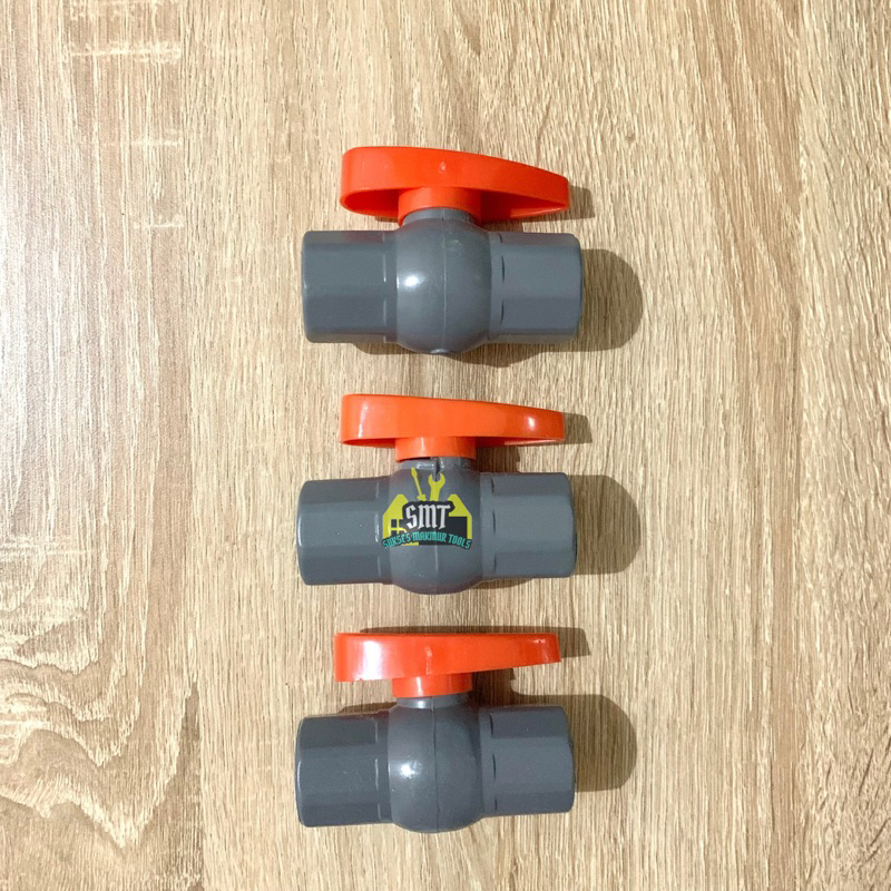 Stop Kran / Ball Valve / Stop Kran Air PVC 1/2” Inch - HKV