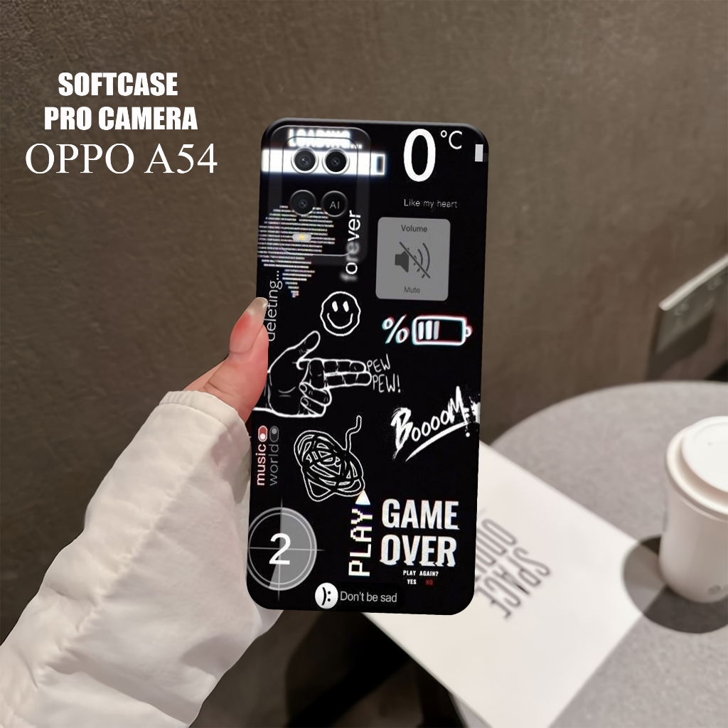 Case OPPO A54 - OPPO A54  Terbaru - Softcase OPPO A54  - Softcase Pro Camera - Casing Hp OPPO A54 - 