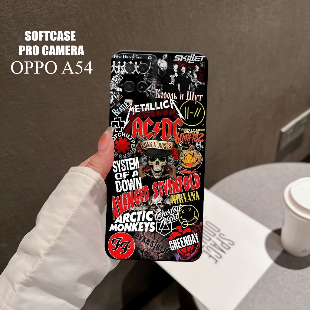 Case OPPO A54 - OPPO A54  Terbaru - Softcase OPPO A54  - Softcase Pro Camera - Casing Hp OPPO A54 - 