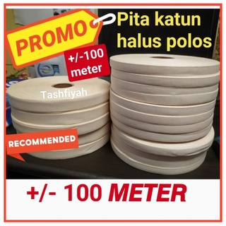 

Pita Label Katun roll Polos 2cm 1cm 3cm 2.5 cm