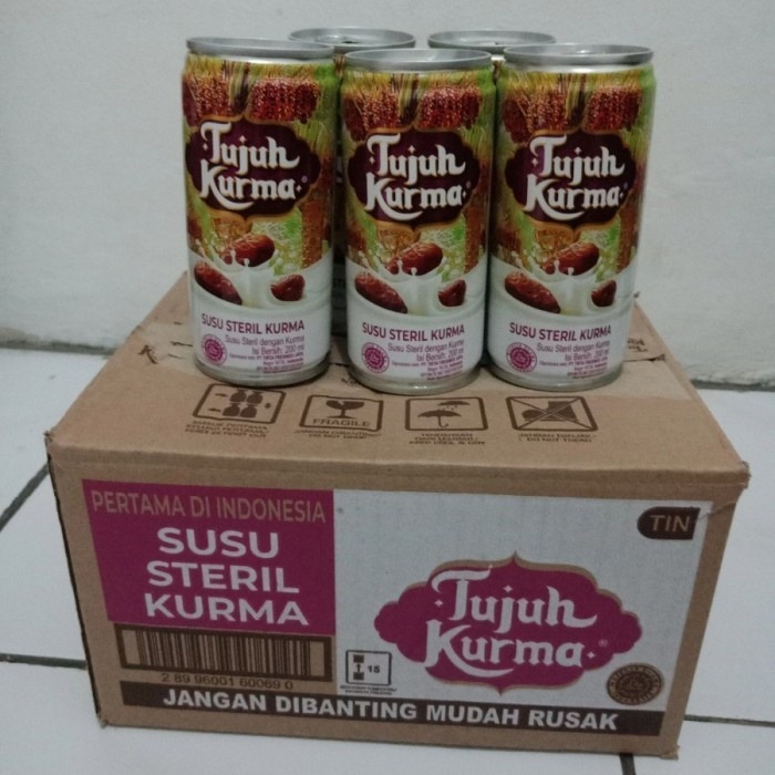 

SUSU STERIL TUJUH KURMA / SUSU RASA KURMA 200ML DUS ISI 12 KALENG