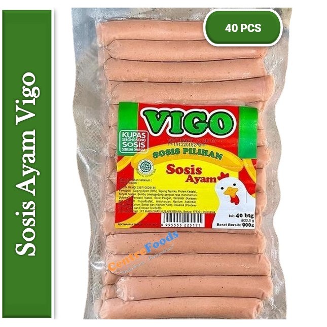 

Sosis Ayam - Vigo | Isi 40 Pcs [ Harga Per PACK ]