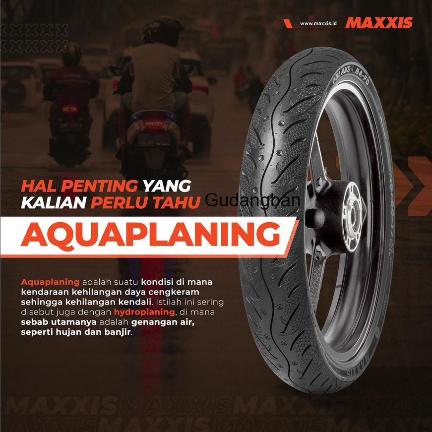 RB1 ( PAKET 2 BAN )  60 80 17 dan 70 80 17 VOLANS Maxxis / PRIMAAX SK18 Ban Tubeless FREE PENTIL