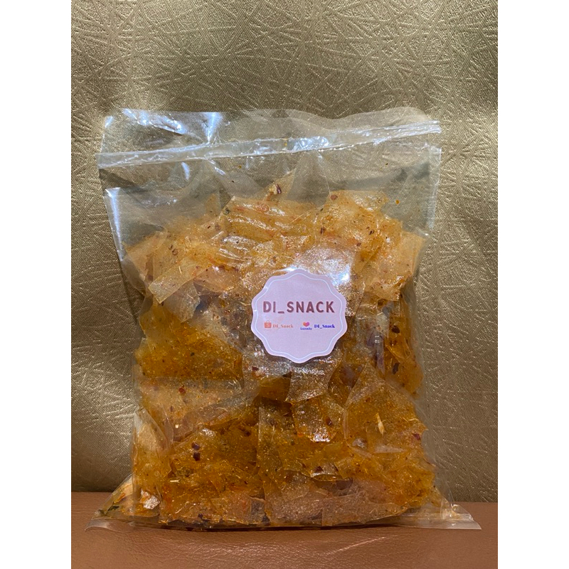 

keripik kaca ori / pedas