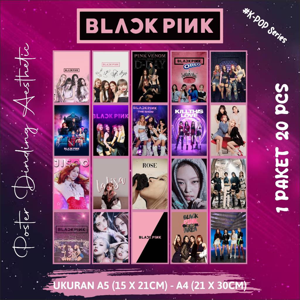 POSTER DINDING AESTHETIC BLACKPINK