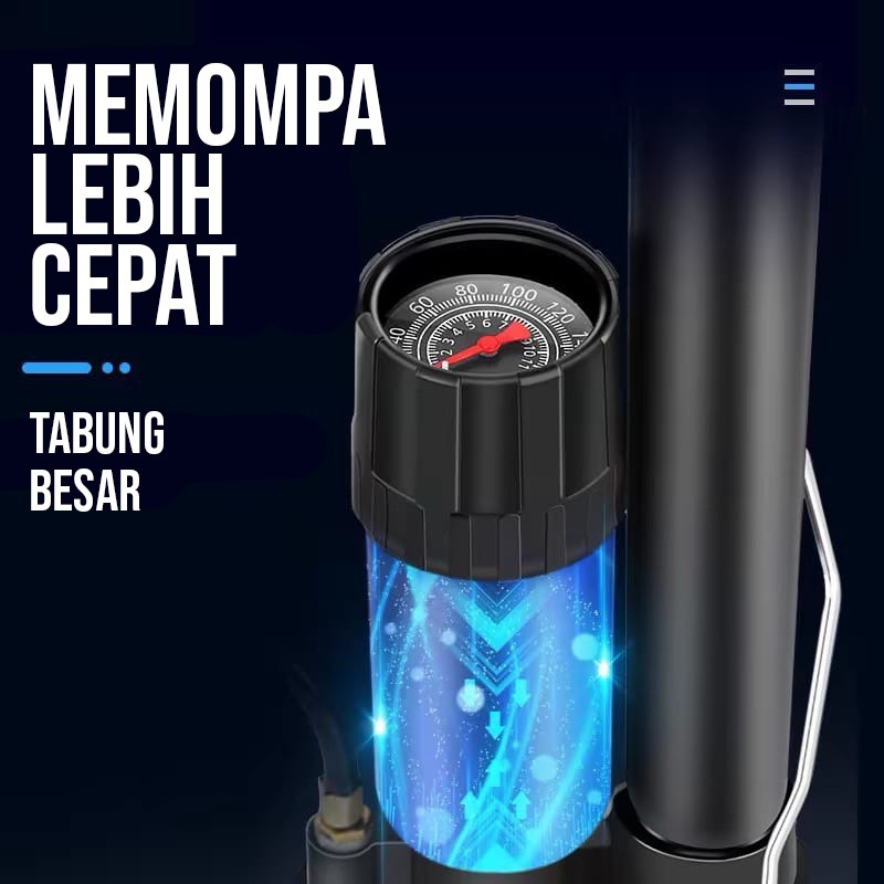 Bbak Pompa Ban Motor 160Psi Pompa Sepeda Motor Portable Kompa Angin Ban Motor Extra Pompa Pentil