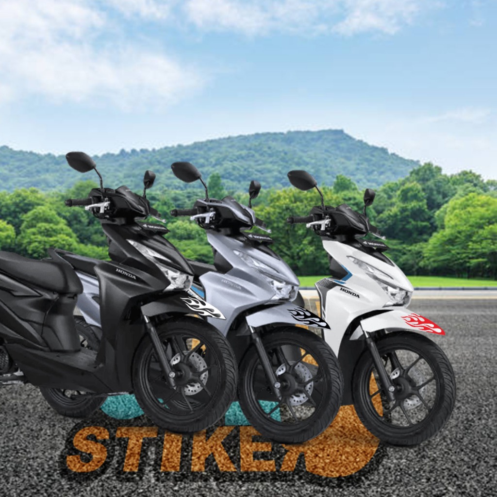 Sticker Stiker Spakbor Api Stiker Cutting Lidah Api