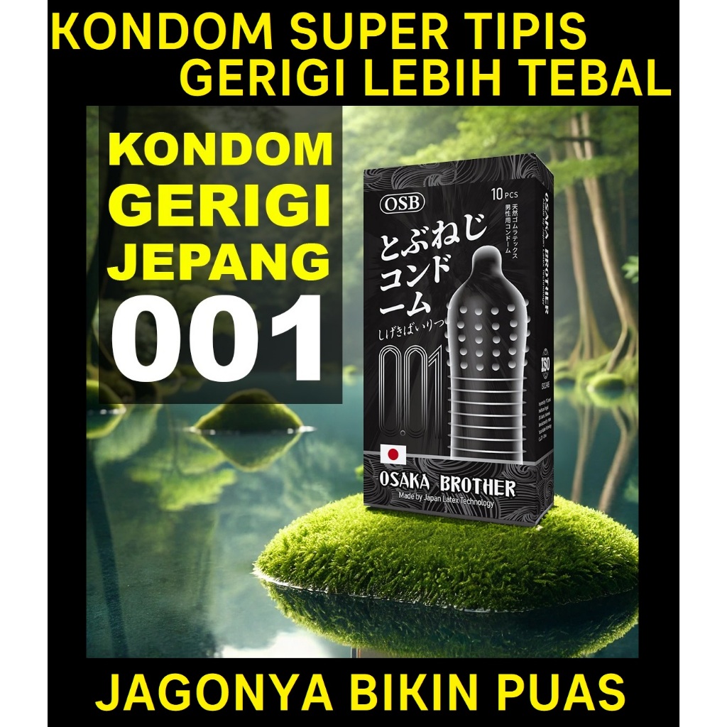 Kondom Premium Delay Super Tipis Gerigi Lembut 001