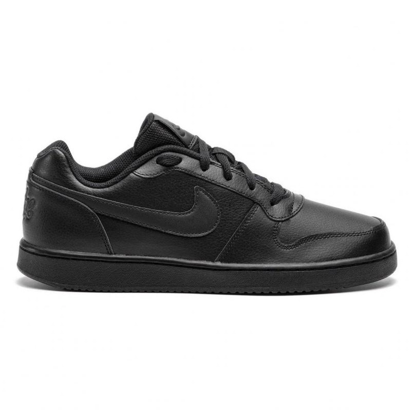 Sepatu Nike Ebernon Low Full Black Men Sneakers Original Bnib