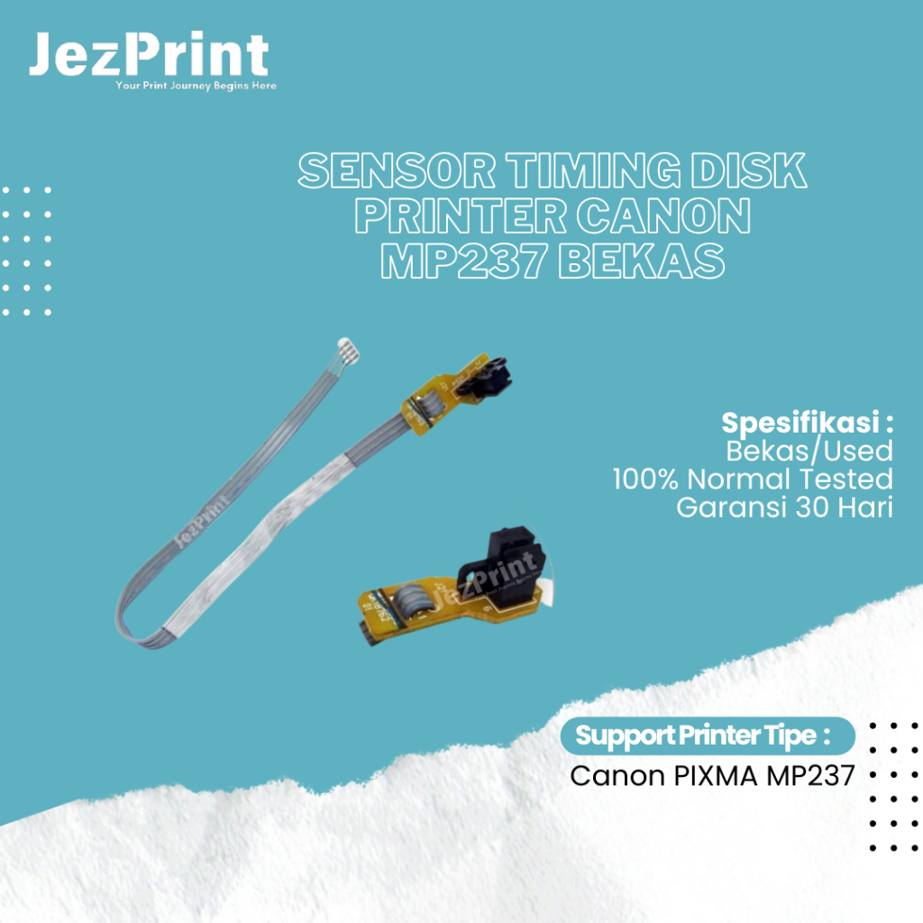 Sensor Timing Disk Canon MP237 Pembaca Sensor Encoder Bulat Printer Canon MP237 Used