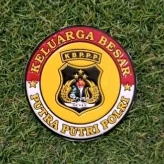 Stiker Embos Timbul Logo KBPPP / KELUARGA BESAR PUTRA PUTRI POLRI