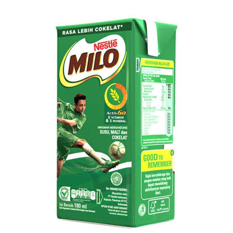 

Milo UHT Coklat 180ml