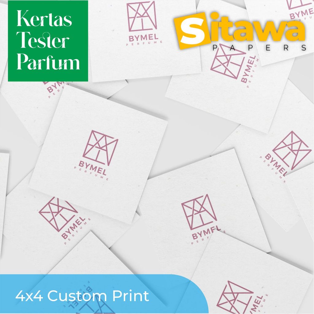 

Kertas Tester Wangi Parfum Bentuk Persegi Sniff Smelling Card